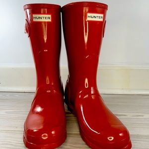Women’s Original Short Gloss Rain Boots - RED
